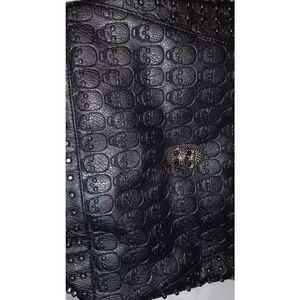 Studded Skull Large Handbag